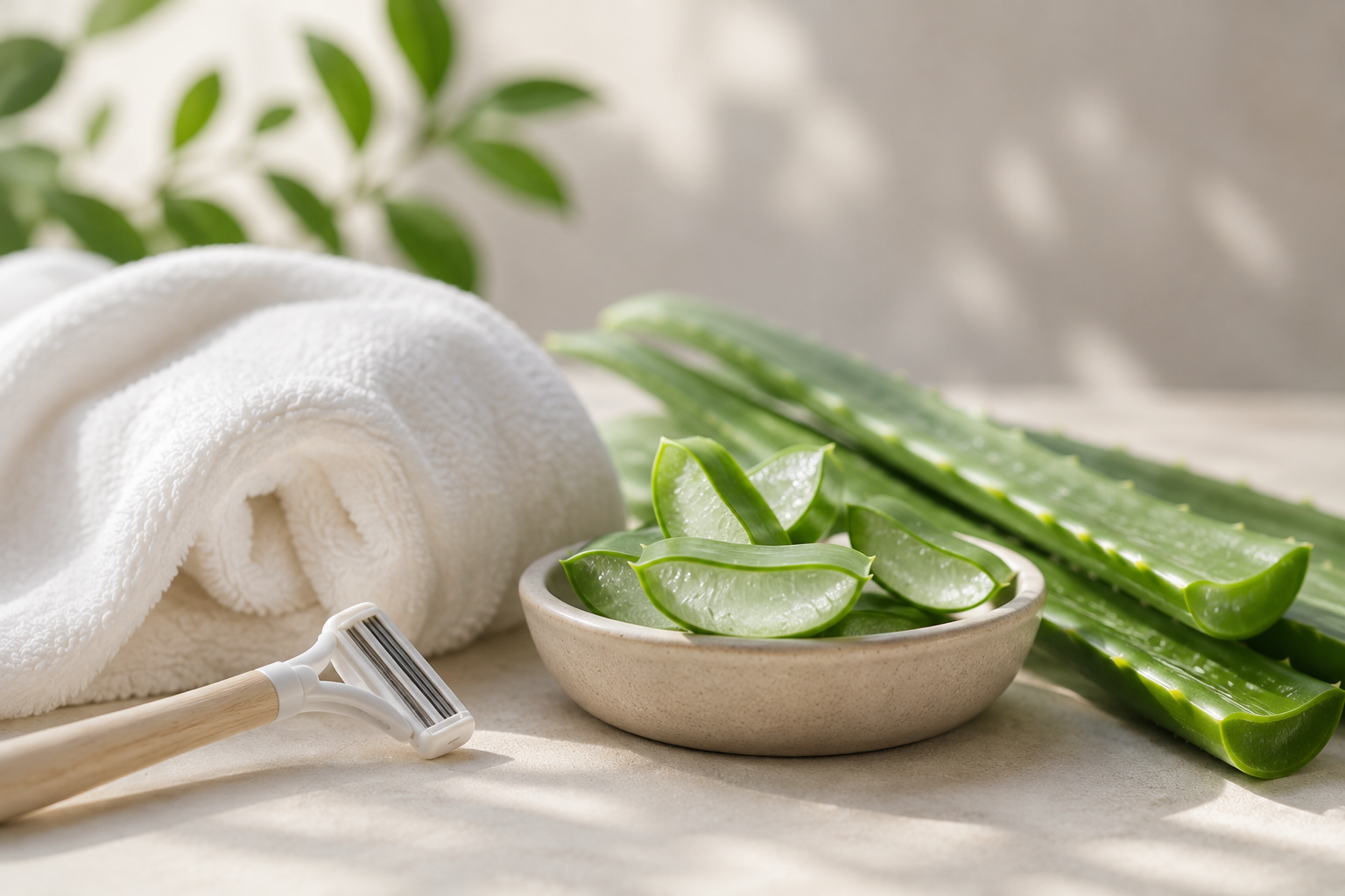 Aloe vera después de la depilación: beneficios y cómo usarlo