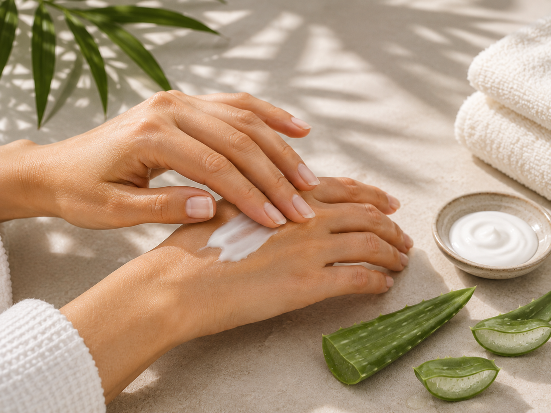 Aplica productos de alta calidad con aloe vera 