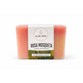 Jabón artesano de aloe vera y rosa mosqueta