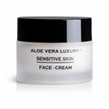 Crema facial para pieles sensibles con aloe vera y niacinamida