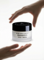 Crema facial con aloe vera hidratante y regenerativa