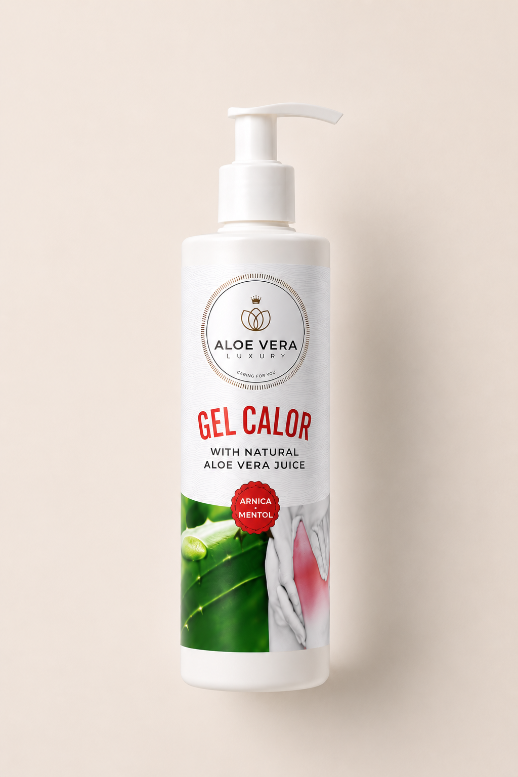 Gel riscaldante con aloe vera, arpagofito e arnica