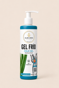 Gel refrescante para os músculos com aloé vera, arnica e harpagofito