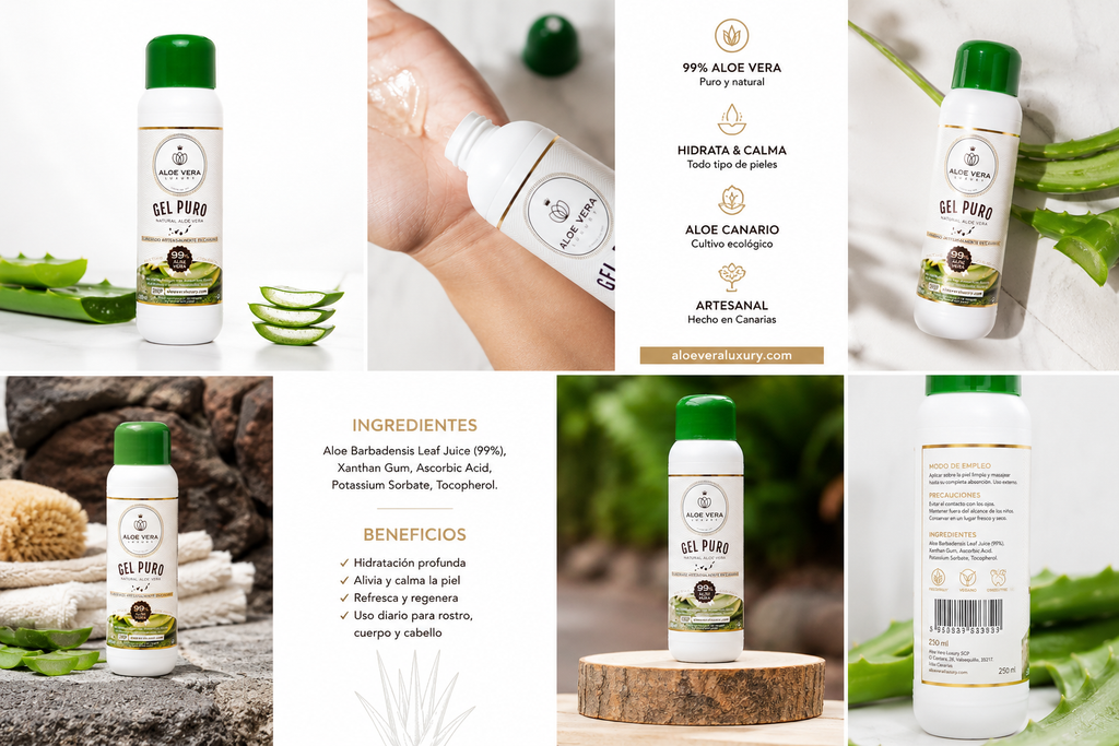 Puro gel di aloe vera