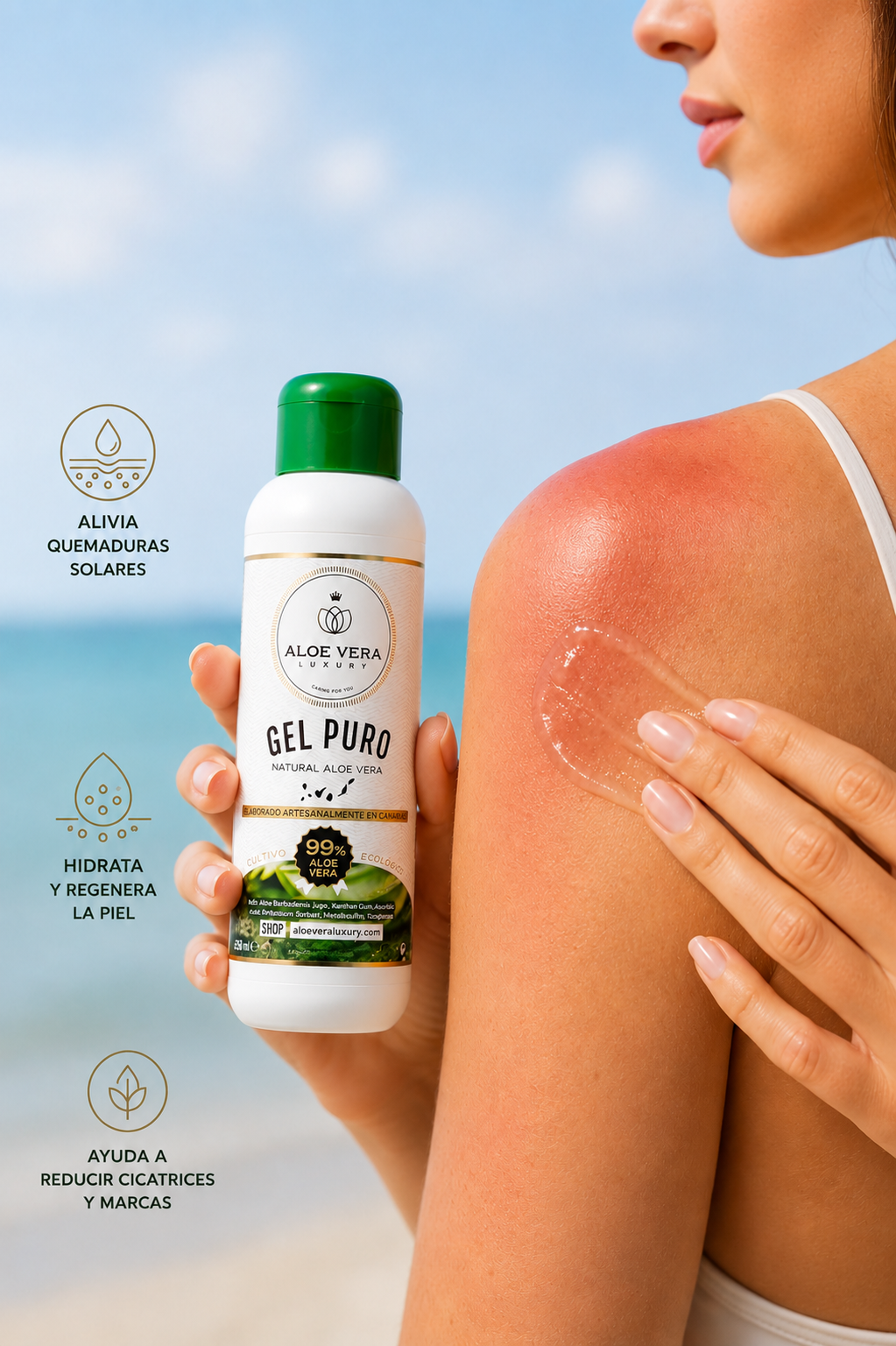 Gel puro de Aloe Vera   —   Loción corporal