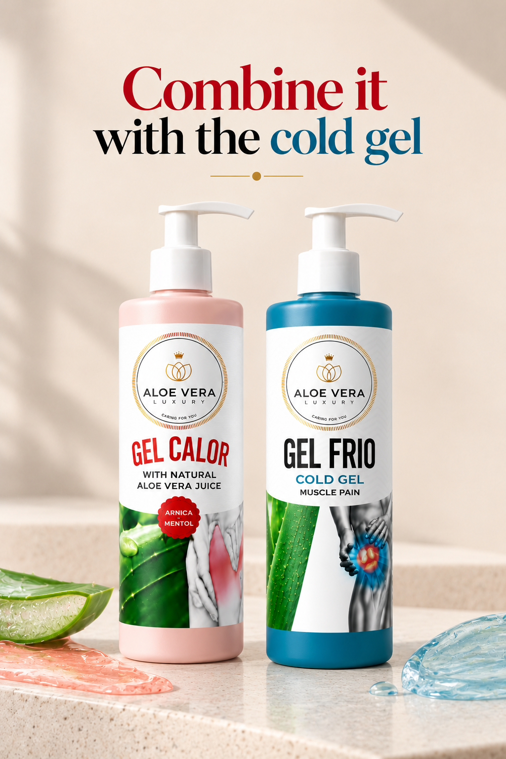 Gel Frío Muscular natural para Contracturas y Recuperación