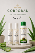 Ritual para el cuidado corporal con aloe vera