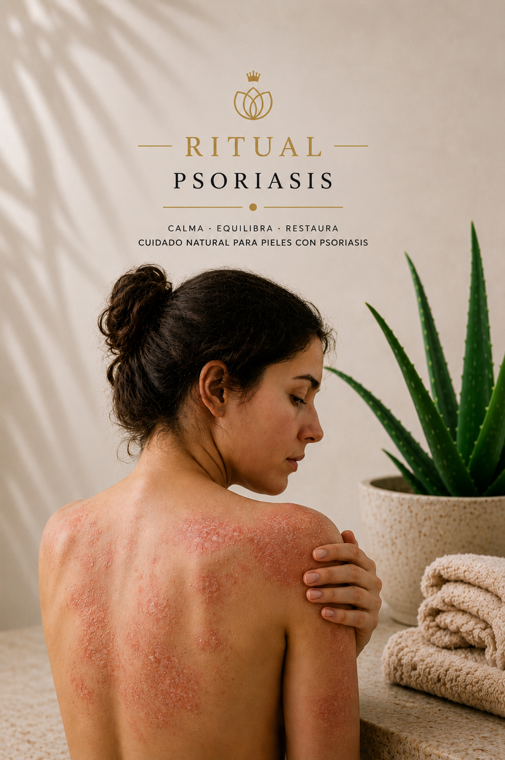 Ritual para la psoriasis en la piel