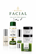 Soin complet du visage à l'aloe vera des Canaries