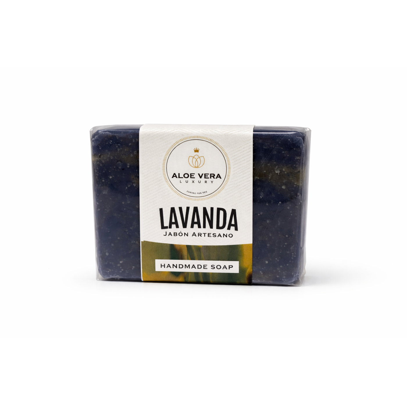 Sapone fatto a mano con aloe vera e lavanda